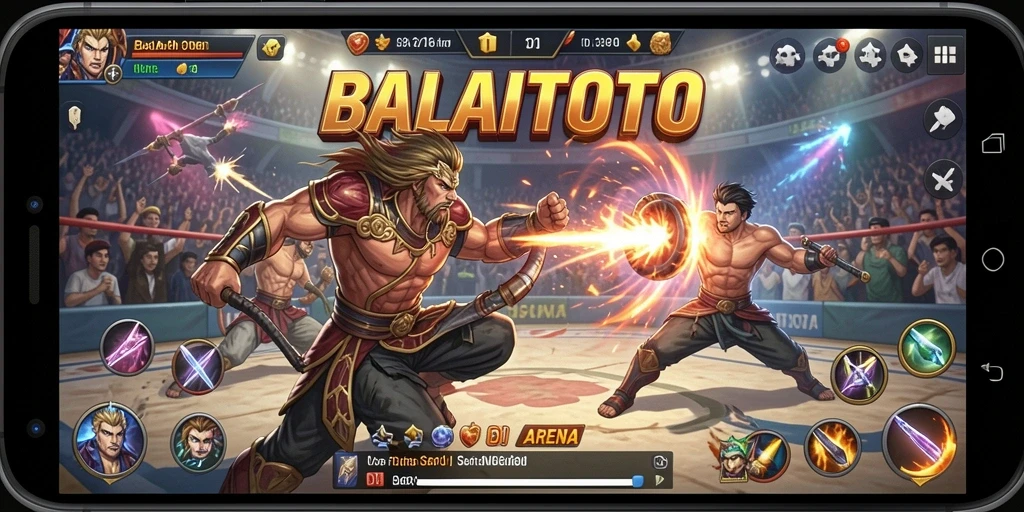 Tampilan gameplay BALAITOTO yang seru dan menegangkan.