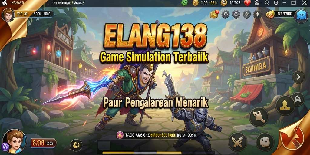 Tampilan gameplay <strong>ELANG138</strong> yang penuh warna dan dinamis.