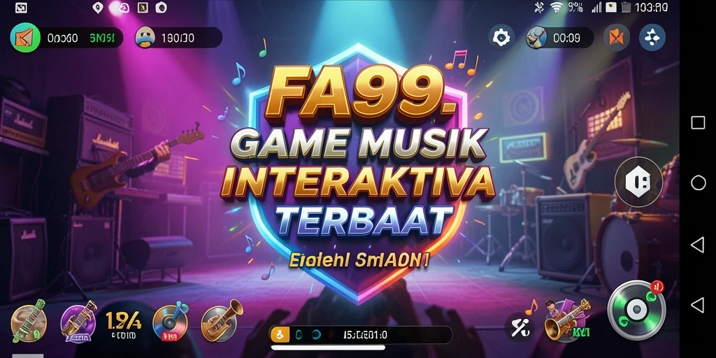 Gameplay FA99 menampilkan elemen interaktif dan musik yang menarik.