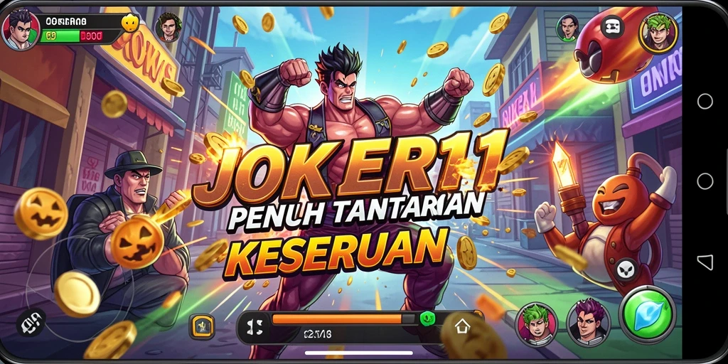 Tangkapan layar utama dari JOKER11 yang menampilkan gameplay yang dinamis dan menantang.